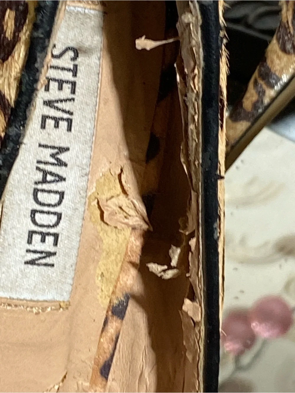Steve Madden Leopard Print Pointed Toe Pumps - Tan/Brown